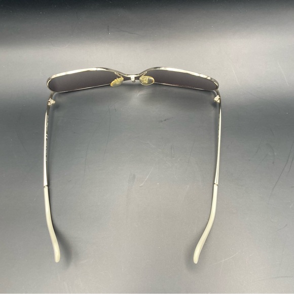 Salvatore Ferragamo Sunglasses SF148S 721 Gold White Frames Gray Lens 58 20 135 - Picture 15 of 16